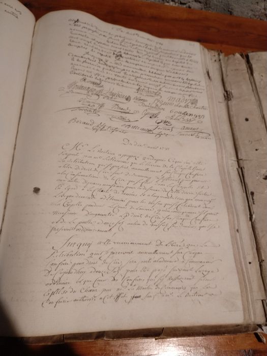 manuscrit, registre : Réglementation et délibérations de 1662 à 1951