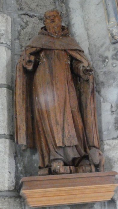 Statue : Saint Antoine et son cochon