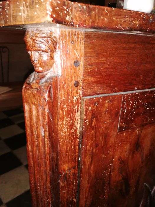 lutrin à armoire, détail