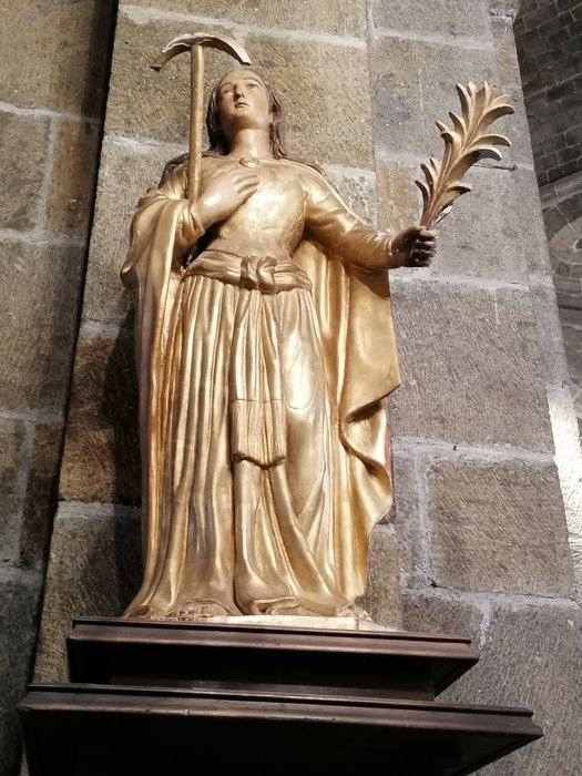 Statue : Sainte martyr avec palme