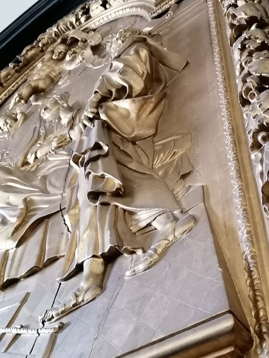 bas-relief : la Mort de saint Joseph, détail