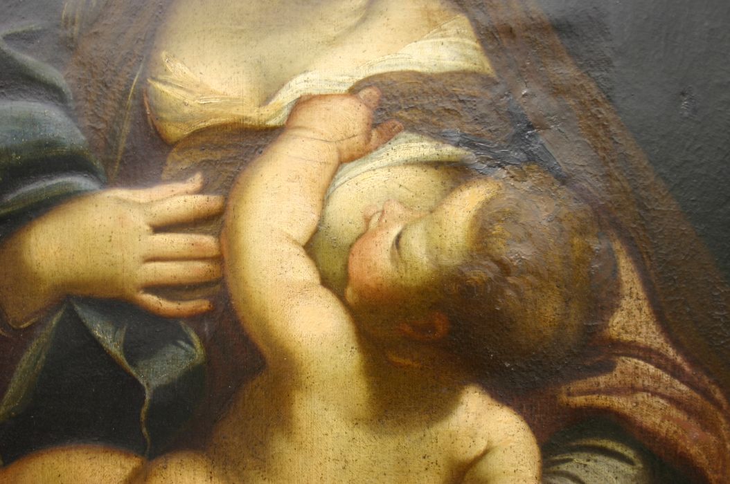 tableau, cadre : Vierge à l'Enfant - © Ministère de la Culture (France), Conservation des antiquités et des objets d’art de Haute-Loire – Tous droits réservés