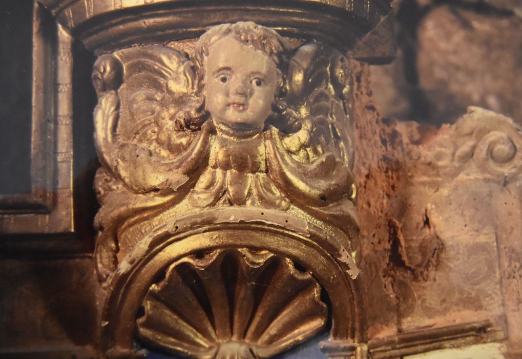 tabernacle, détail - © Ministère de la Culture (France), Conservation des antiquités et des objets d’art de Haute-Loire – Tous droits réservés 