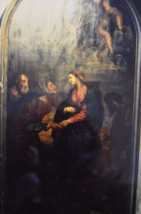 tableau : La Visitation - © Ministère de la Culture (France), Conservation des antiquités et des objets d’art de Haute-Loire – Tous droits réservés 