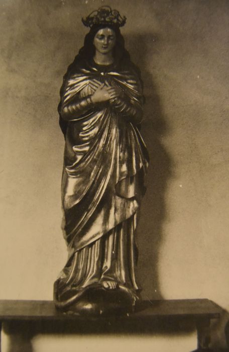 statue : Vierge de l'Immaculée Conception - © Ministère de la Culture (France), Conservation des antiquités et des objets d’art de Haute-Loire – Tous droits réservés 