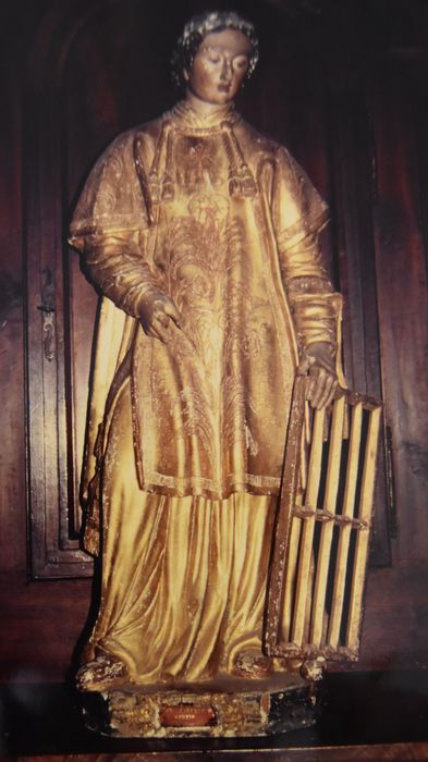 statue : Saint Laurent - © Ministère de la Culture (France), Conservation des antiquités et des objets d’art de Haute-Loire – Tous droits réservés 