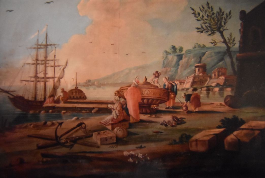 toile peinte n°2 (décor mural)