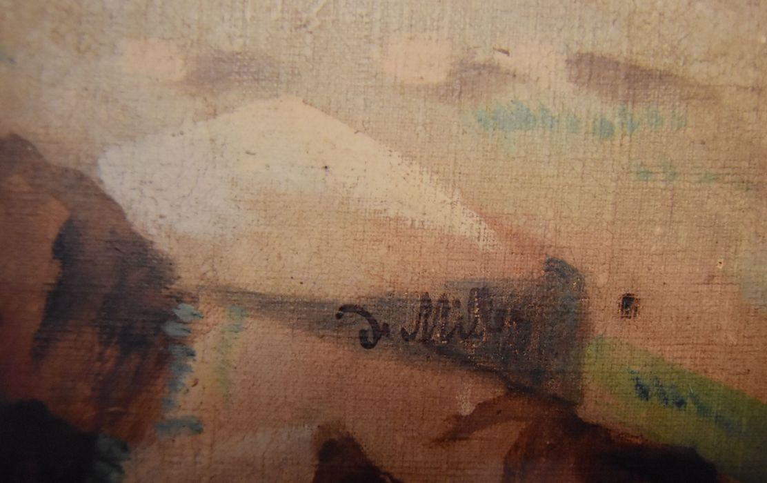 toile peinte n°5 (décor mural), détail