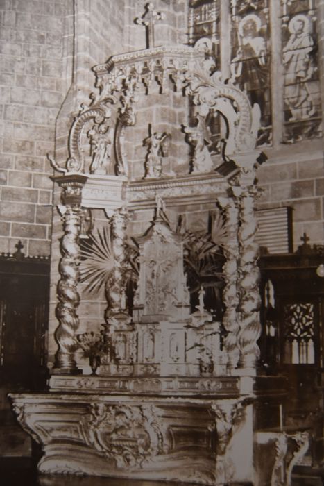 retable à baldaquin du maître-autel, style Louis XIV