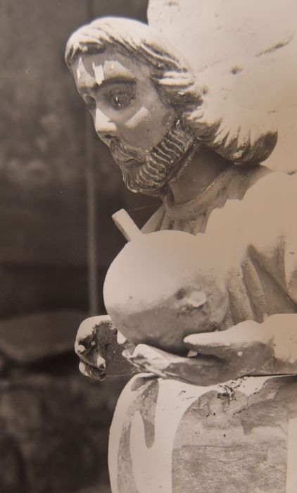 statue : Dieu le Père - © Ministère de la Culture (France), Conservation des antiquités et des objets d’art de Haute-Loire – Tous droits réservés 