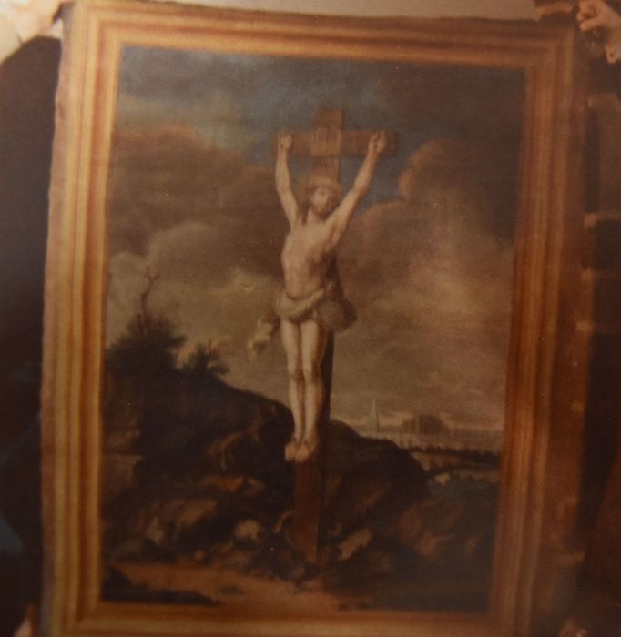tableau du maître-autel : Crucifixion (la)