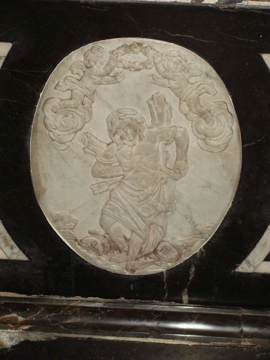 bas-relief : Saint Sébastien