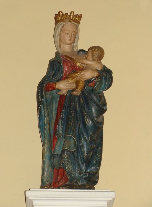 statue : Vierge à l'Enfant - © Ministère de la Culture (France), Conservation des antiquités et objets d'art de Loire-Atlantique, tous droits réservés