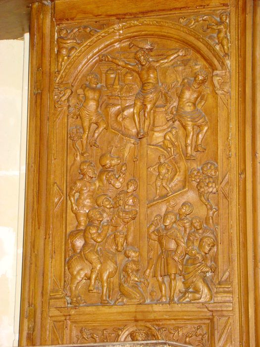 bas-relief : la Crucifixion - © Ministère de la Culture (France), Conservation des antiquités et objets d'art de Loire-Atlantique, tous droits réservés