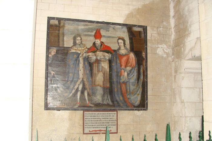 tableau : le Mariage de Jean IV duc de Bretagne avec Jeanne de Navarre - © Ministère de la Culture (France), Conservation des antiquités et objets d'art de Loire-Atlantique, tous droits réservés