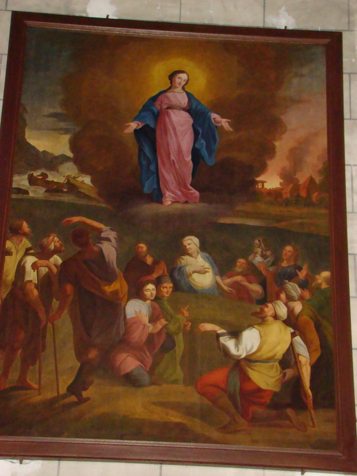 tableau : ex-voto à la Vierge - © Ministère de la Culture (France), Conservation des antiquités et objets d'art de Loire-Atlantique, tous droits réservés