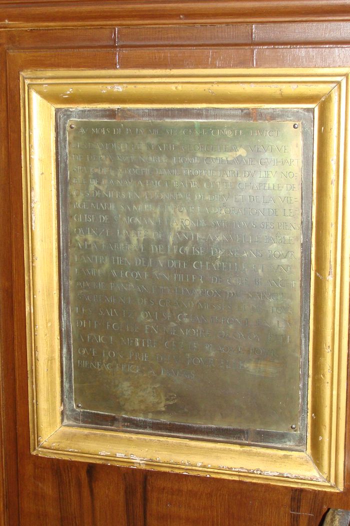 plaque commémorative