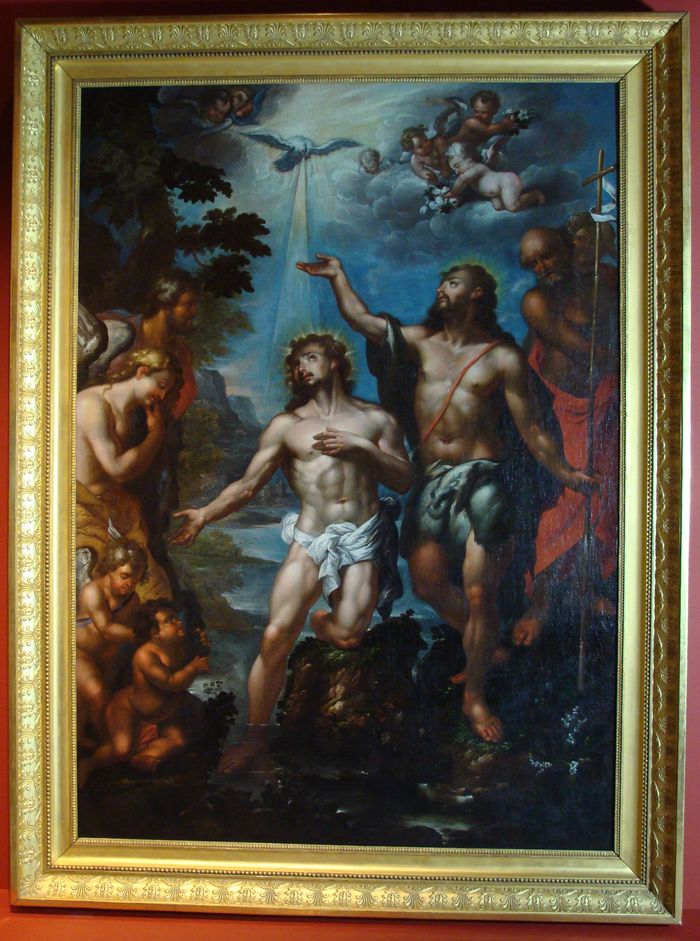 tableau : le Baptême du Christ