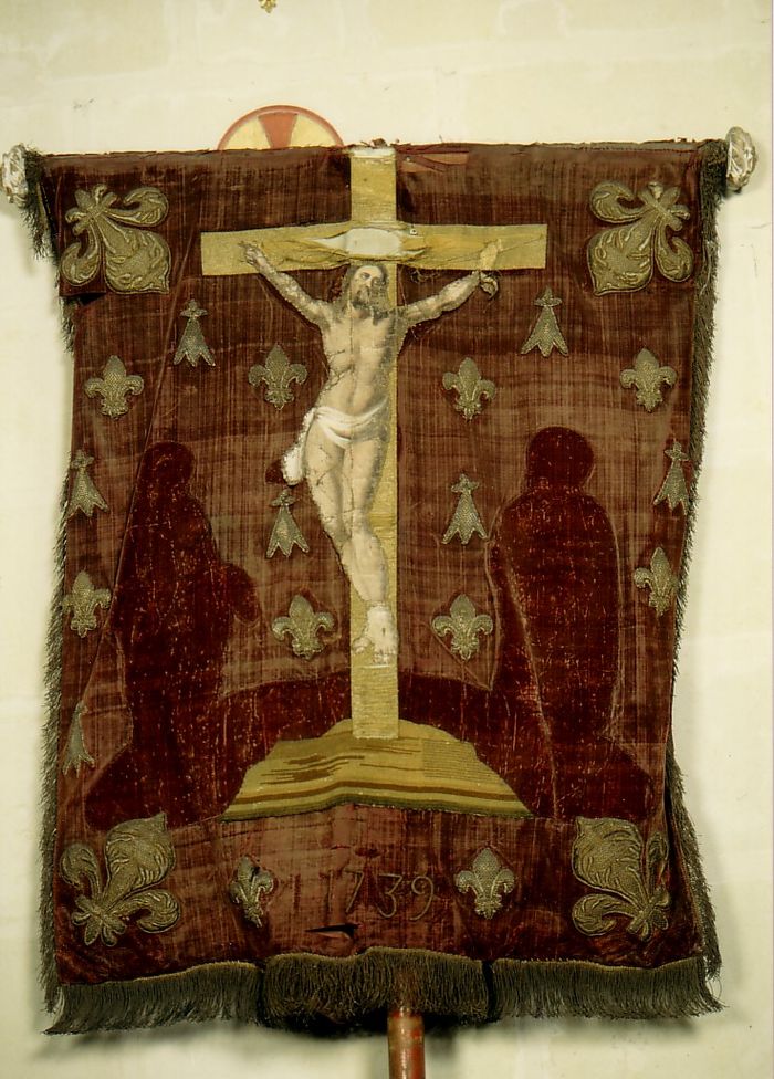 bannière de procession - © Ministère de la Culture (France), Conservation des antiquités et objets d'art de Loire-Atlantique, tous droits réservés