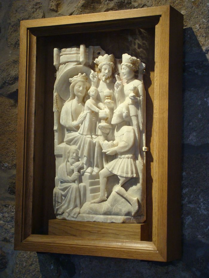 Bas-relief : Adoration des Mages