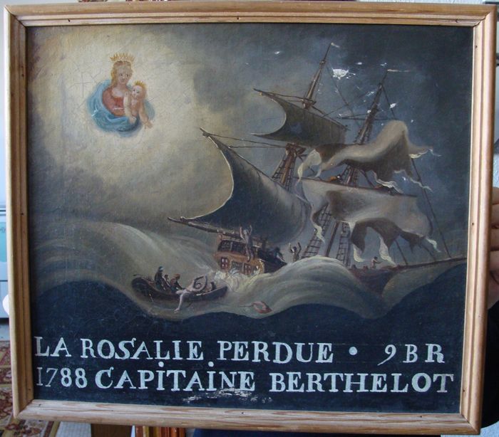 tableau ex-voto : la Rosalie perdue