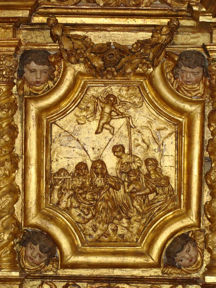 Bas-relief : Adoration des bergers