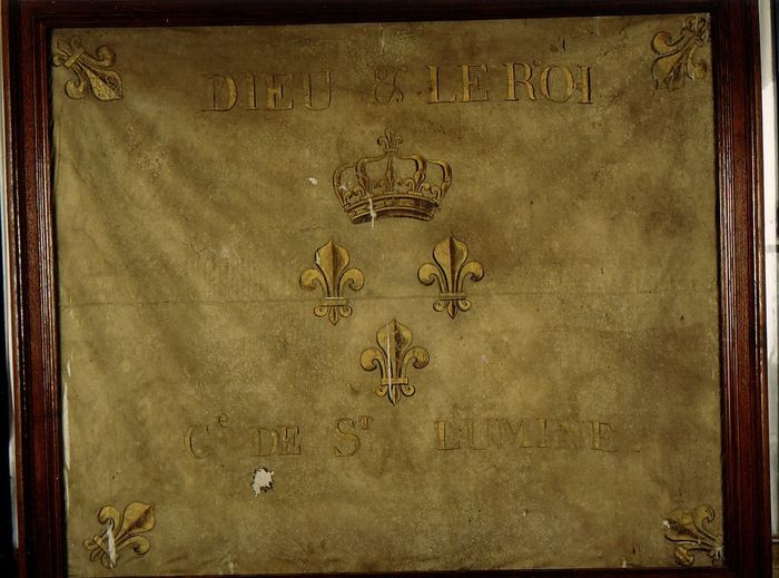 drapeau de la commune de Saint-Lumine - © Ministère de la Culture (France), Conservation des antiquités et des objets d’art de la Loire-Atlantique – Tous droits réservés