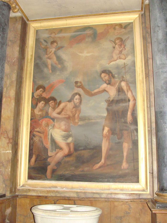 tableau : Le baptême du Christ