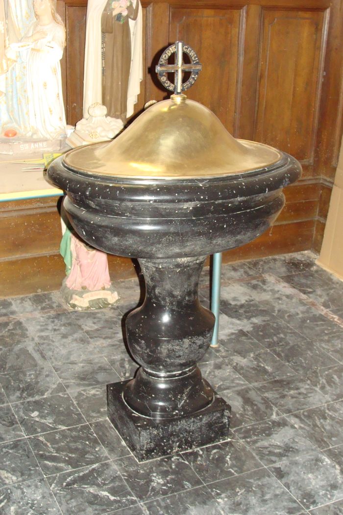 fonts baptismaux - © Ministère de la Culture (France), Conservation des antiquités et objets d'art de Loire-Atlantique, tous droits réservés