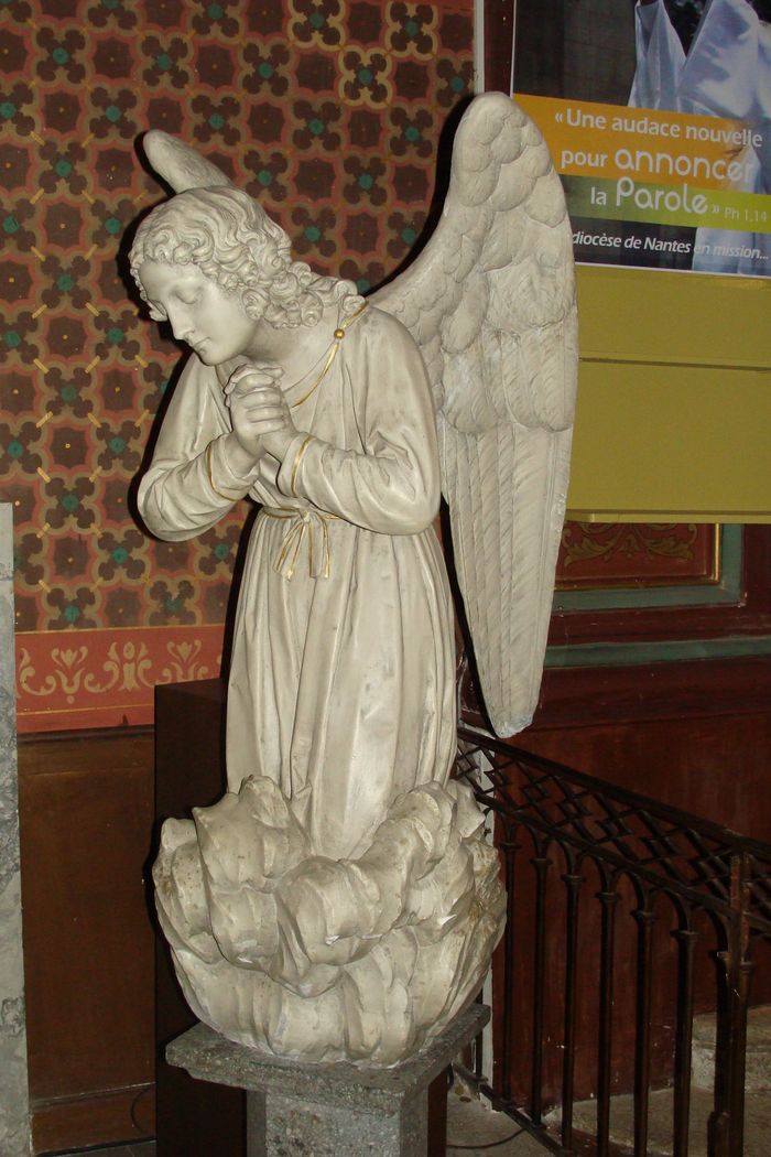 statue : Ange adorateur - © Ministère de la Culture (France), Conservation des antiquités et objets d'art de Loire-Atlantique, tous droits réservés