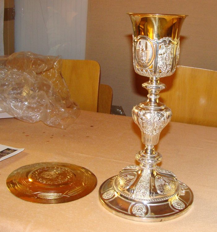 calice et patène - © Ministère de la Culture (France), Conservation des antiquités et objets d'art de Loire-Atlantique, tous droits réservés