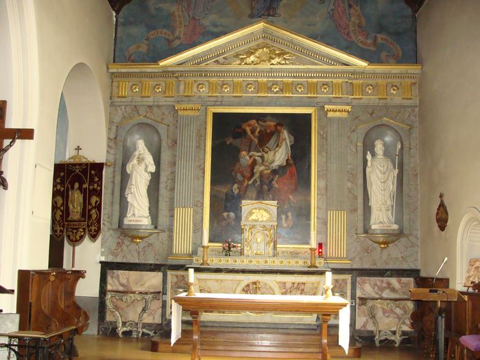 autel (maître-autel), tabernacle et retable