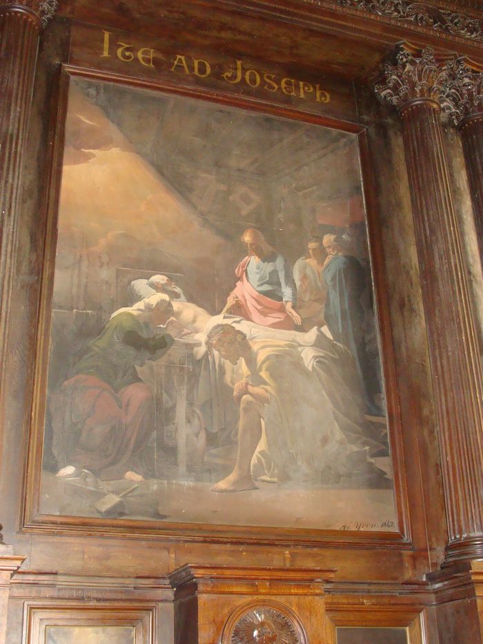 tableau : La mort de saint Joseph