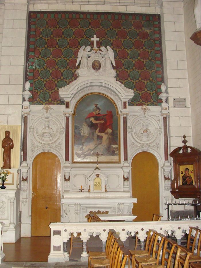 ensemble de deux autels et retables latéraux - © Ministère de la Culture (France), Conservation des antiquités et objets d'art de Loire-Atlantique, tous droits réservés