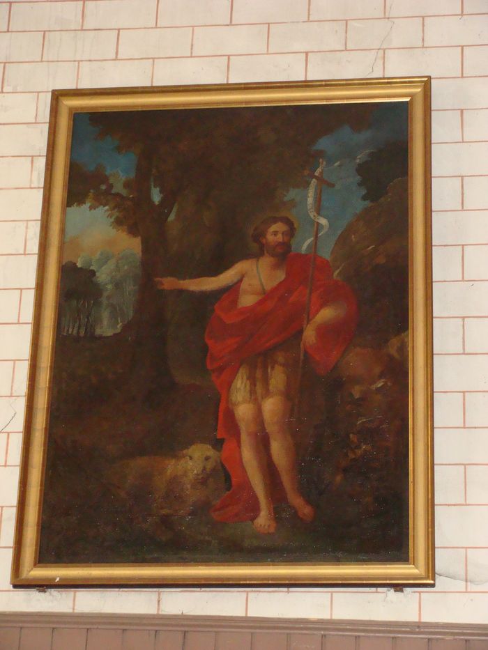 tableau : Saint Jean-Baptiste - © Ministère de la Culture (France), Conservation des antiquités et objets d'art de Loire-Atlantique, tous droits réservés