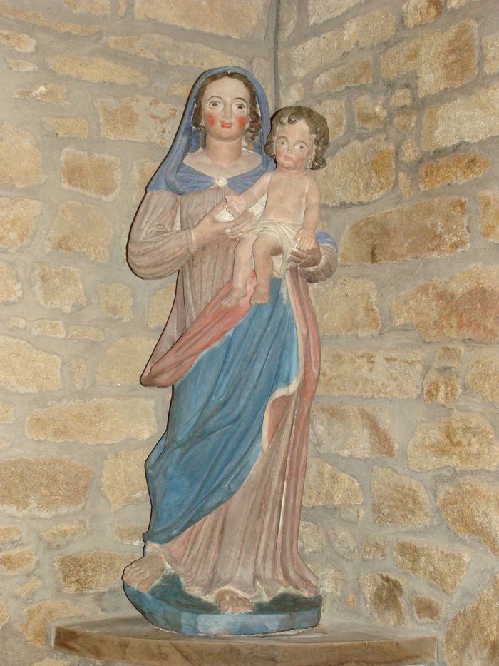 statue : Vierge à l'Enfant - © Ministère de la Culture (France), Conservation des antiquités et objets d'art de Loire-Atlantique, tous droits réservés