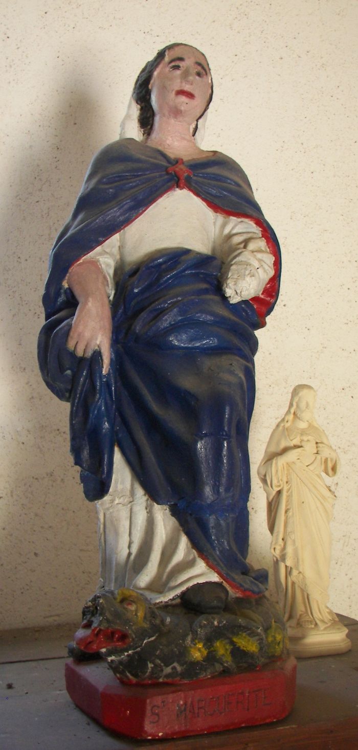 statue : Sainte Marguerite