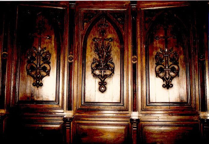 lambris et stalles - © Ministère de la Culture (France), Conservation des antiquités et des objets d’art de la Loire-Atlantique – Tous droits réservés
