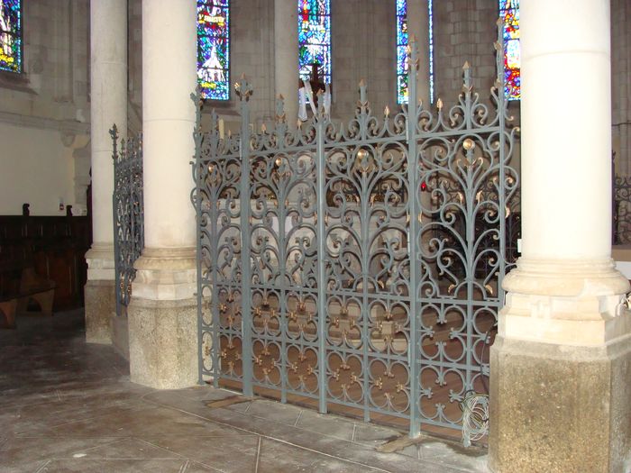 clôture de choeur et clôture d'autel (table de communion) - © Ministère de la Culture (France), Conservation des antiquités et objets d'art de Loire-Atlantique, tous droits réservés