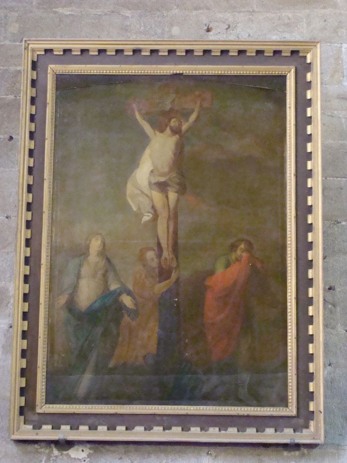 tableau : Calvaire avec sainte Madeleine