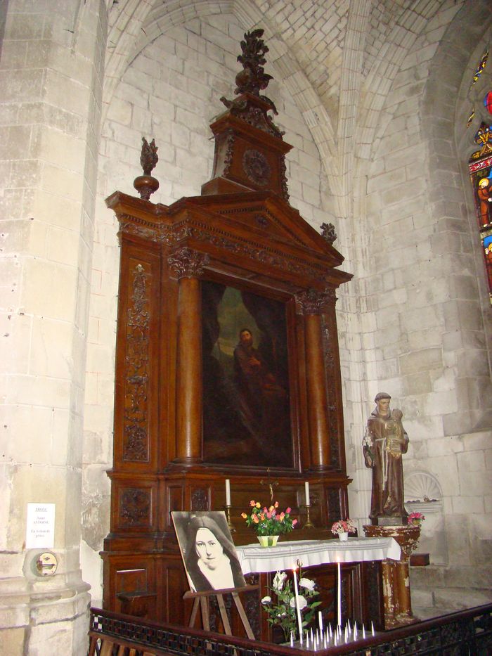 autel et retable de Saint-François-d'Assise avec son tableau