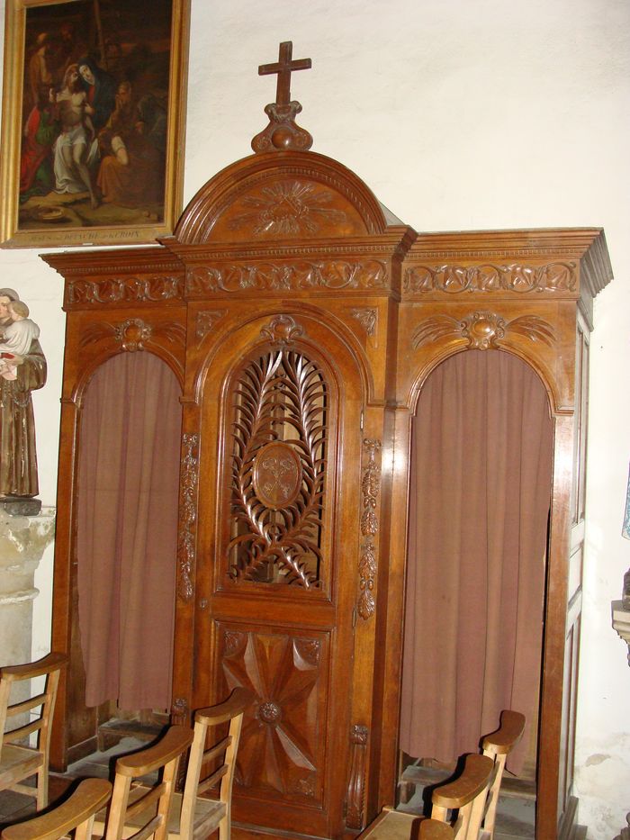 confessionnal - © Ministère de la Culture (France), Conservation des antiquités et objets d'art de Loire-Atlantique, tous droits réservés