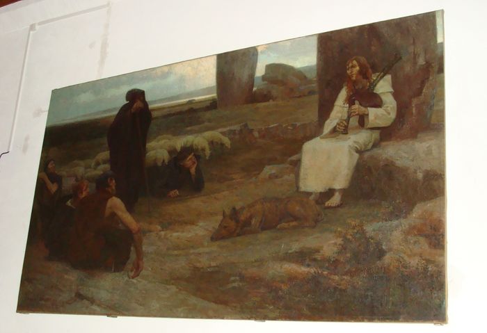 tableau : Saint Hervé et les pâtres bretons