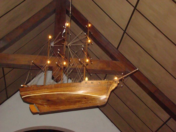 ex-voto (maquette de bateau) dit le Sainte-Anne