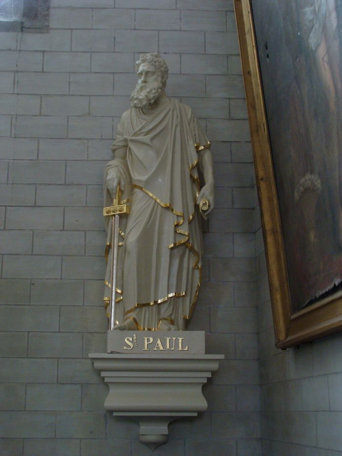 statue : Saint Paul - © Ministère de la Culture (France), Conservation des antiquités et objets d'art de Loire-Atlantique, tous droits réservés