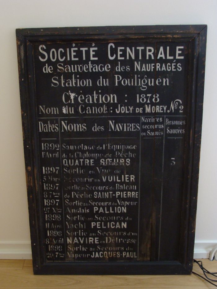 quatre panneaux commémoratifs des sauvetages - © Ministère de la Culture (France), Conservation des antiquités et objets d'art de Loire-Atlantique, tous droits réservés
