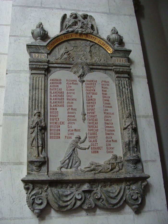 monuments aux morts de 1914-1918 - © Ministère de la Culture (France), Conservation des antiquités et objets d'art de Loire-Atlantique, tous droits réservés