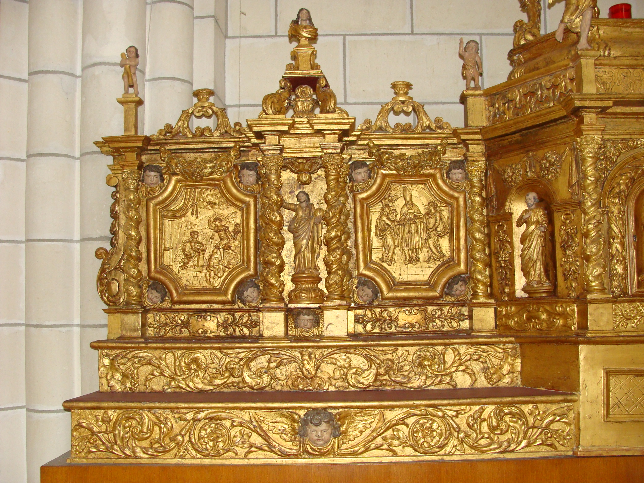 retable, côté gauche