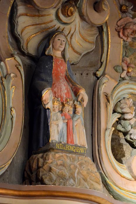 statue : Vierge de Miséricorde dite Notre-Dame de bon garant - © Ministère de la Culture (France), Conservation des antiquités et des objets de loire-Atlantique – Tous droits réservés 