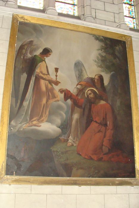 tableau : Christ au jardin des oliviers (Le) - © Ministère de la Culture (France), Conservation des antiquités et des objets de loire-Atlantique – Tous droits réservés